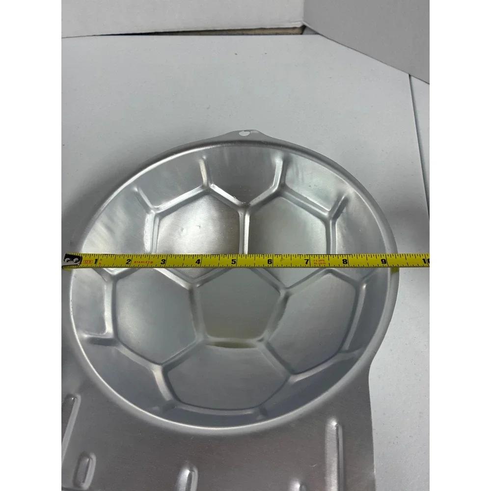 Wilton Soccer Ball Cake Pan 2105-2044 Aluminum Sports Birthday Baking Mold 2001